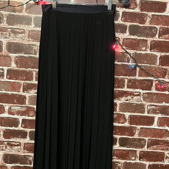 Dresses & Skirts - NWT Alfred Sung Black Pleated Maxi Skirt - Size 4